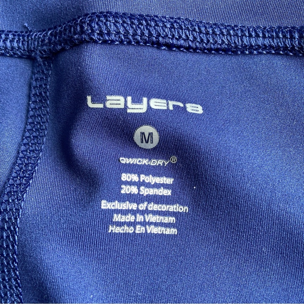Layer8 Women's Navy Leggings with Pockets Qwick-dry Medium - Picture 8 of 10